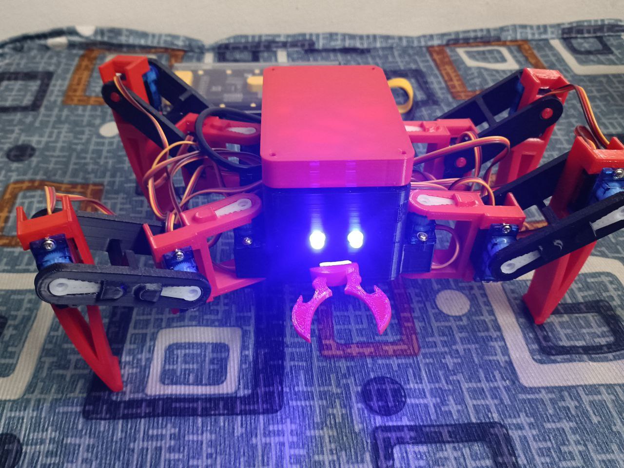 OpenCV Quadruped Spider Bot
